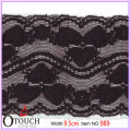 Fantastic well designed black charming elastic swiss lace